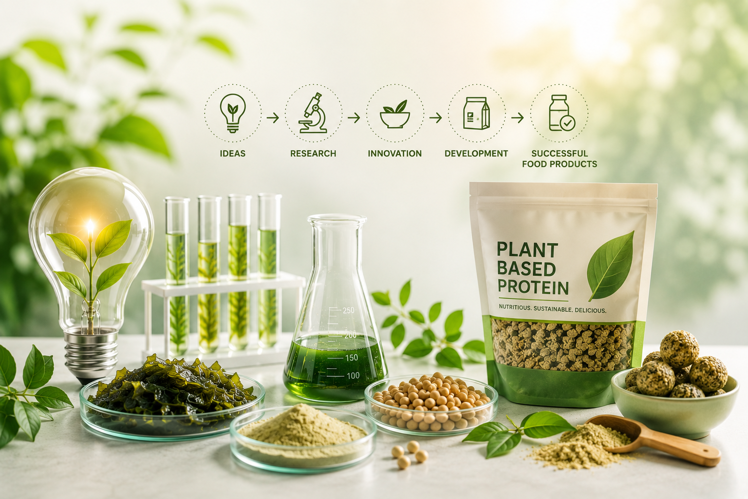 Scientists working on supplement formulations